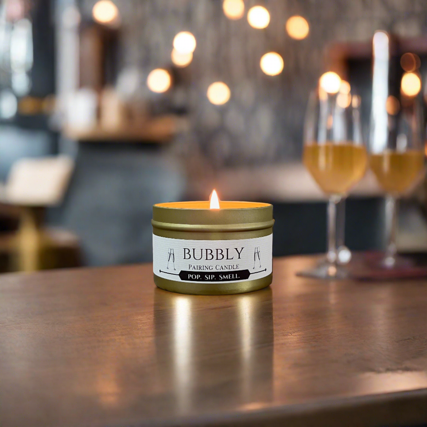 Bubbly Pairing Candle