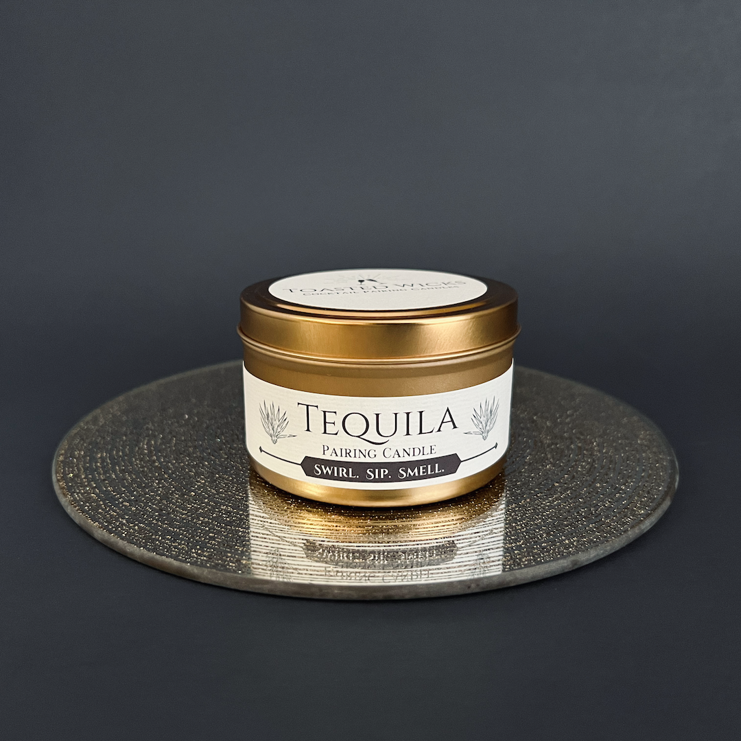 Tequila Pairing Candle in Gold Tin